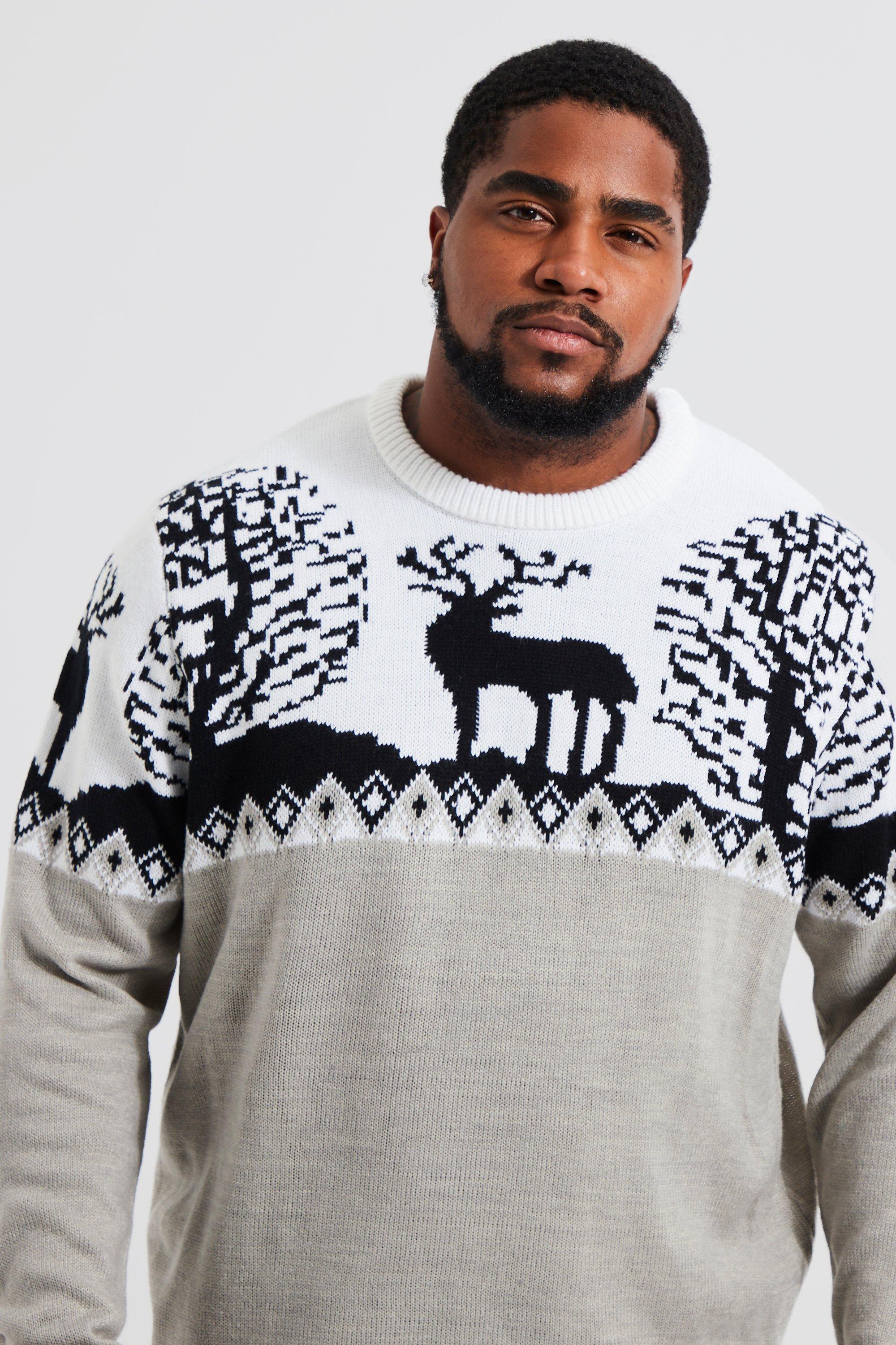 Mens knitted shop christmas jumper